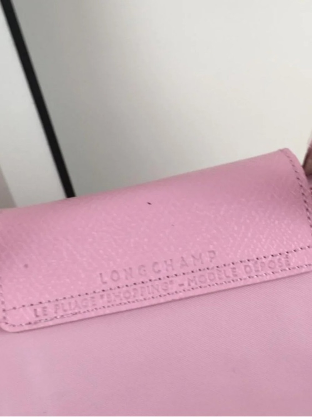 Longchamp pink handbag nylon L - Picture 5 of 8